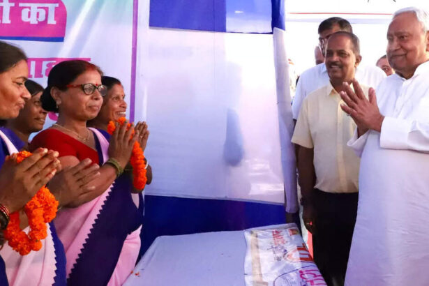 Bihar CM announces new scheme providing women Rs 10,000 to kickstart employment ventures ahead of polls