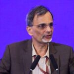 Chief economic adviser V. Anantha Nageswaran speaking at the CII session in New Delhi on Monday.