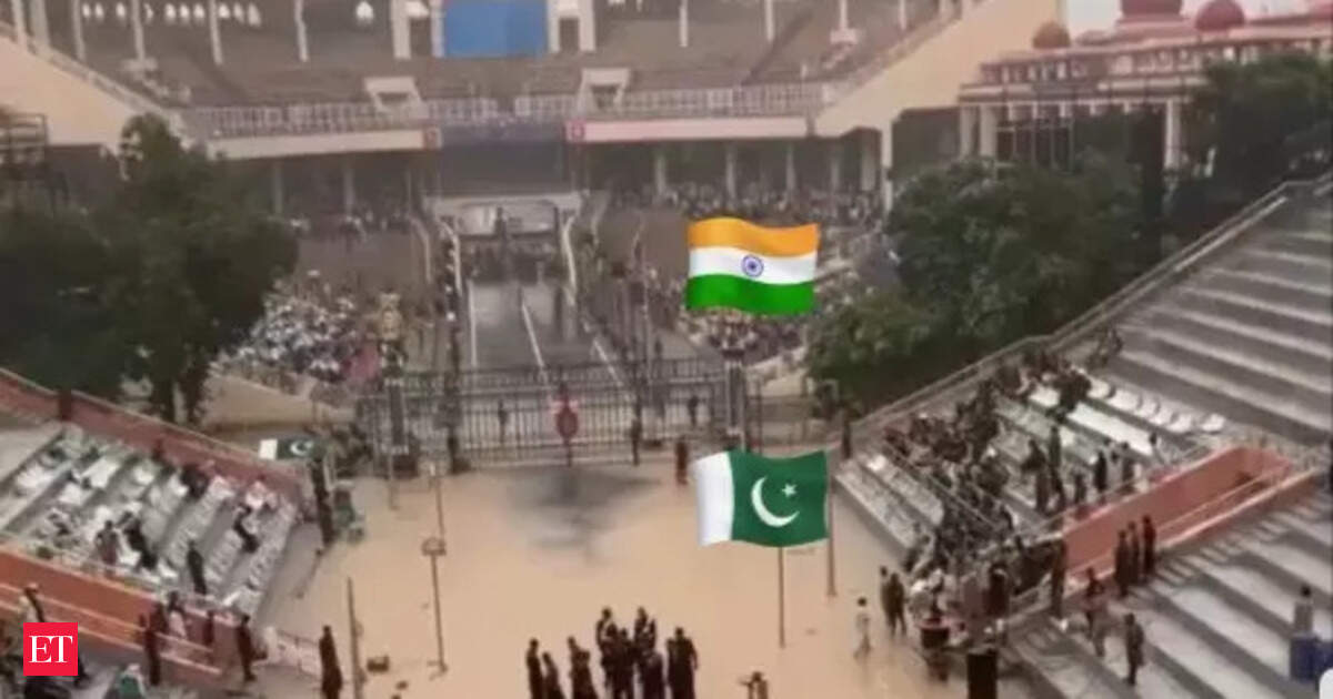 Pakistan blames India for Wagah border waterlogging after viral video