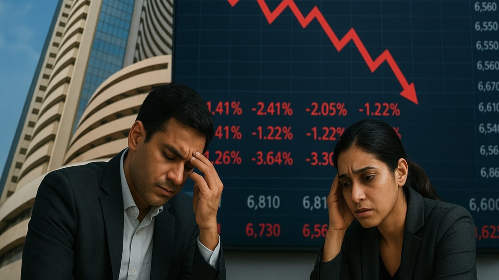 Sensex crashes 500 points; why is the Indian stock market falling? Trump tariffs, other key factors explained