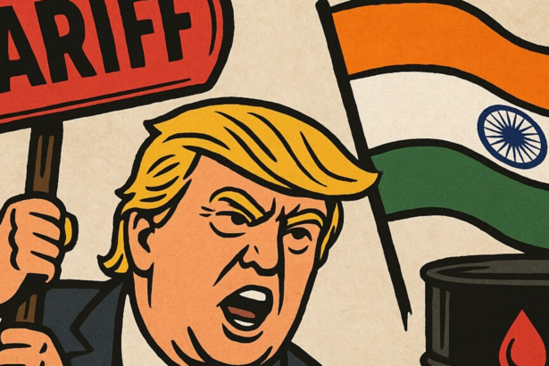 US President Donald Trump imposed steep tariffs on India over its continued oil imports from Russia.