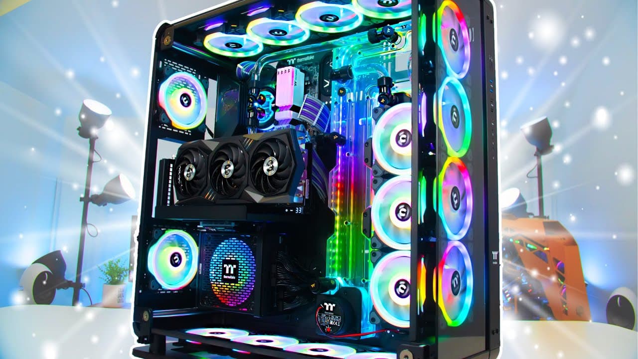 RTX 3090 Custom Water Cooled Gaming PC Build