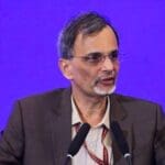 Chief economic adviser V. Anantha Nageswaran speaking at the CII session in New Delhi on Monday.