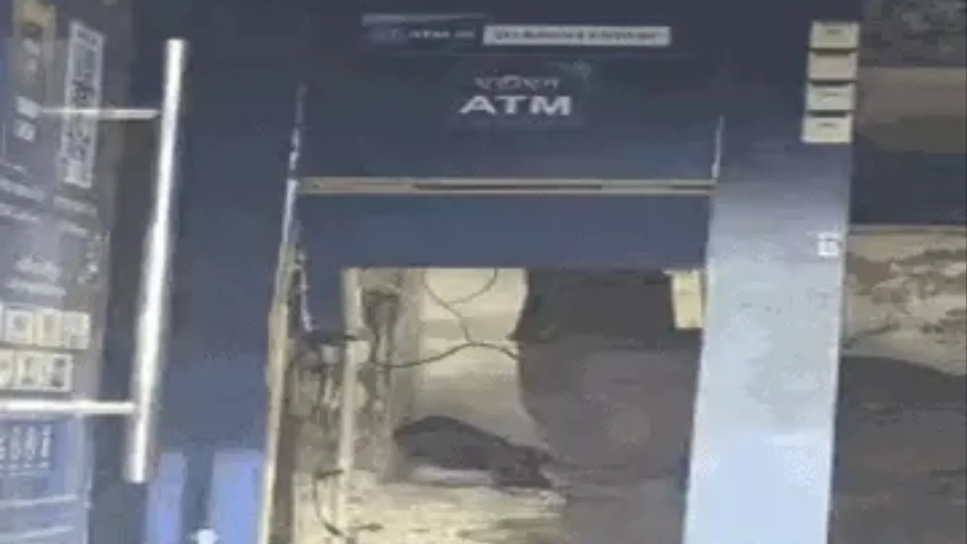 SBI ATM looted in Ajmer; Guard Tied with Rope, ATM uprooted in just 8 minutes