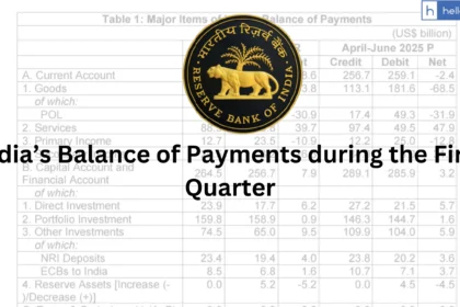 India’s Balance of Payments during the First Quarter (April-June) of 2025-26